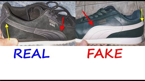 puma shoes fake vs original|what does a puma shoes look like.